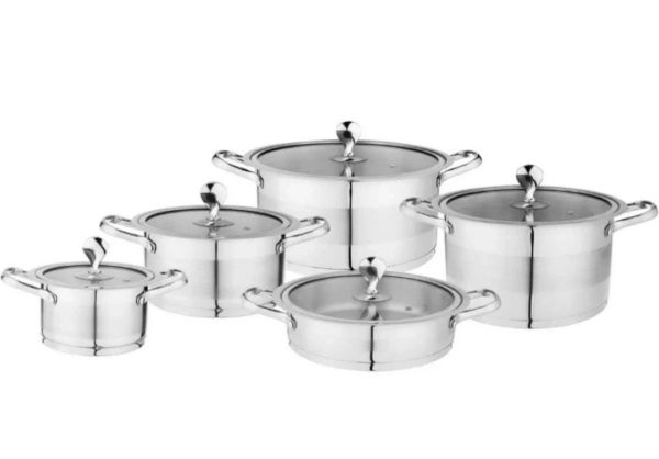 سرویس قابلمه استیل 10پارچه کد B0011 CWS2111
